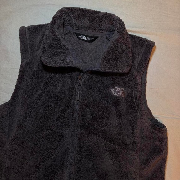 The North Face Charcoal Grey Osito Fleece Vest Women's Medium - Picture 2 of 5